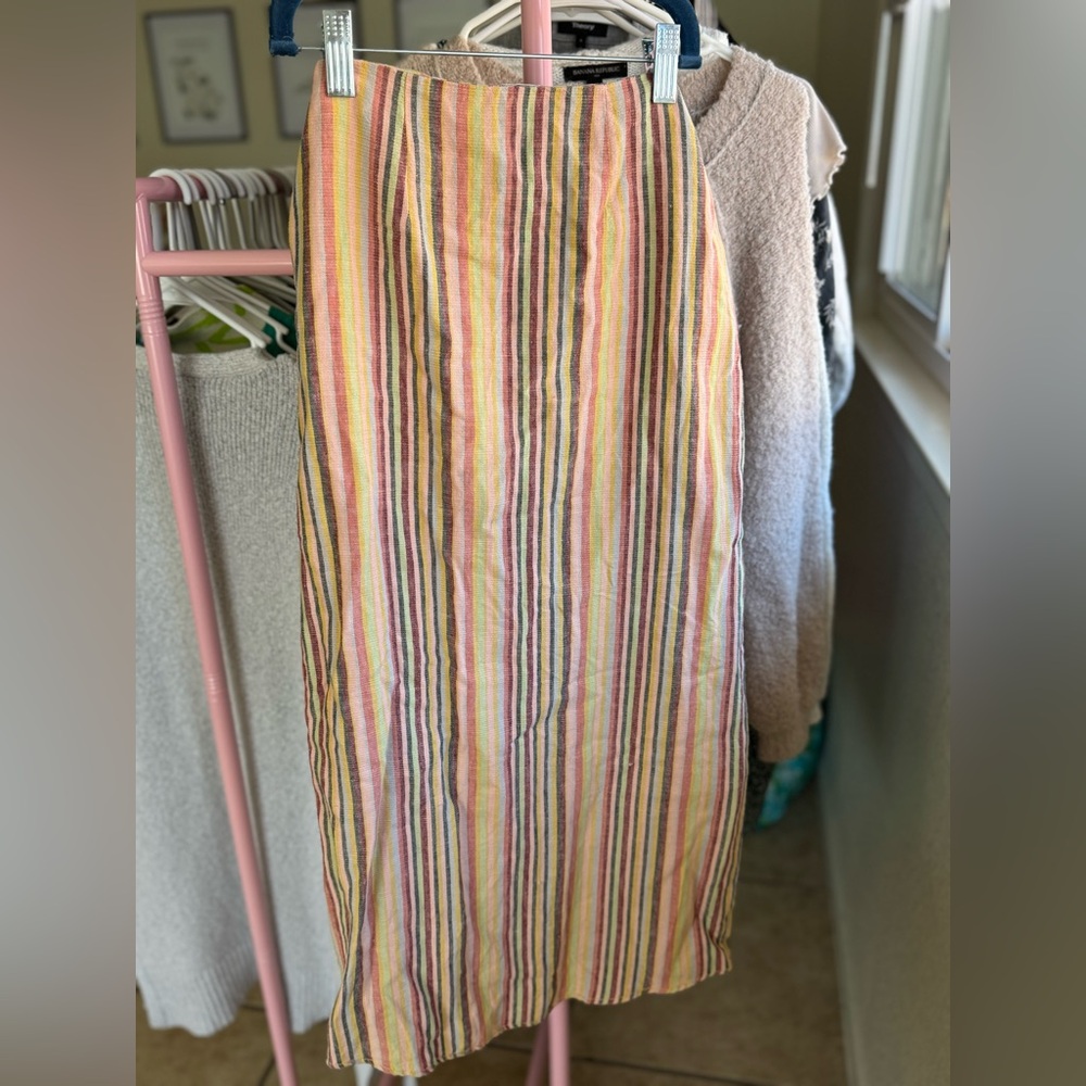 Linen blend Urban Outfitters Skirt - Picture 4 of 8